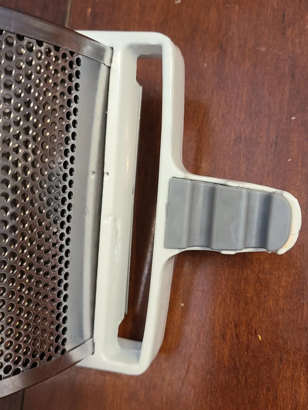 Sur La Table Stainless Steel Potato Ricer with Rubber White Handles Heavy